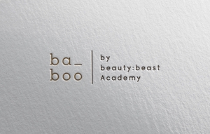 ALTAGRAPH (ALTAGRAPH)さんの美容室『ba-boo by beauty:beast  Academy』ロゴ作成     への提案