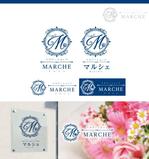サリー (merody0603)さんのお花屋「フラワーショップ・マルシェ」のロゴへの提案