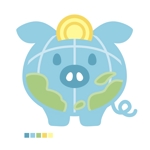 彩 (wakazono_aya)さんの豚の貯金箱のイラストへの提案