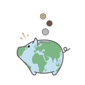 さかがわまな (sakagawamana)さんの豚の貯金箱のイラストへの提案