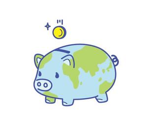gurakura (gurakura)さんの豚の貯金箱のイラストへの提案