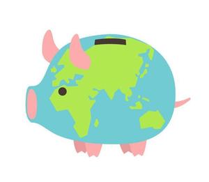 内藤 梨子 (yoshida8828)さんの豚の貯金箱のイラストへの提案