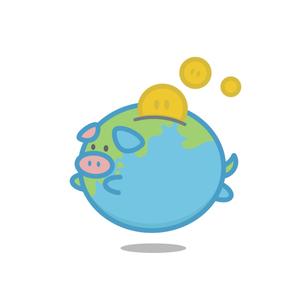 Jelly (Jelly)さんの豚の貯金箱のイラストへの提案