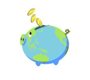 abi_sadaさんの豚の貯金箱のイラストへの提案