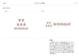 Elephant Design (Elephant_Label)さんの生活必需品をお得に利用できる新サービス提供会社「WINNdeR」のロゴをお願いします！への提案