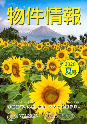 G-ing (G-ing)さんの物件情報　冊子の表紙デザイン　夏号への提案