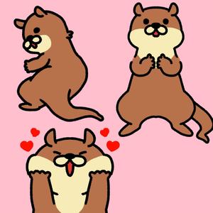 えいり：えび (s_eiri)さんの【老人ホーム紹介会社】カワウソのイメージキャラクターへの提案