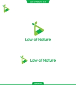 queuecat (queuecat)さんの動画作成サービス「Law of Nature」のロゴへの提案