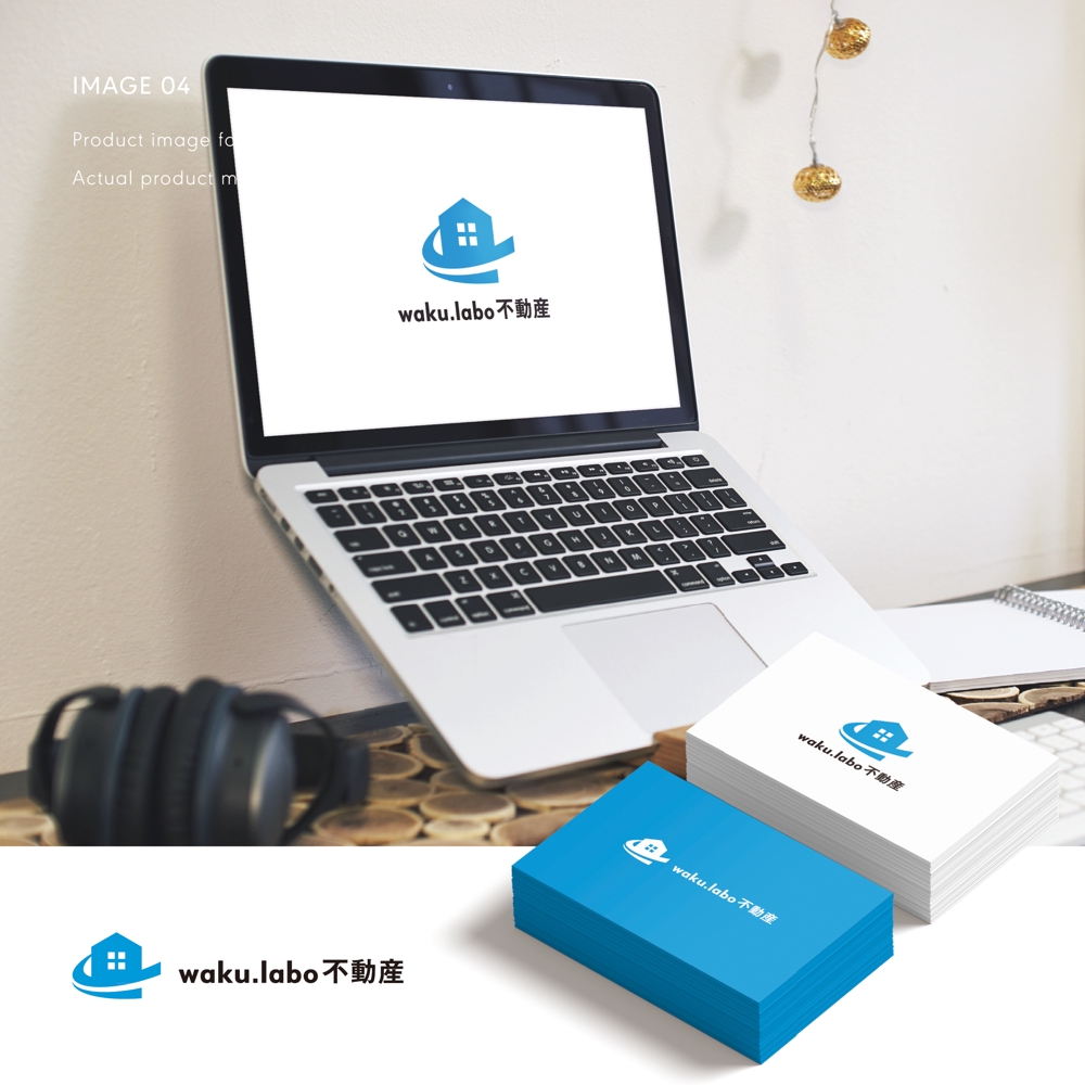 新規事業「waku.labo不動産」　ワクワクをカタチにする会社のロゴ