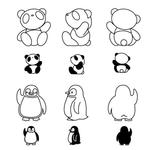 動物のイラスト3面図 ５種類の依頼 外注 イラスト制作の仕事 副業 クラウドソーシング ランサーズ Id