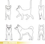 デザインスタジオmaru (KaoruMaruta)さんの動物のイラスト3面図×５種類への提案