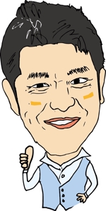 與儀一 (moji-ichi)さんの男性の似顔絵イラストの作成をお願いします。への提案