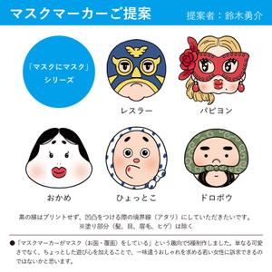 鈴木勇介 (szkysk)さんの3Dプリント製マスクマーカーのデザイン作成のお仕事への提案