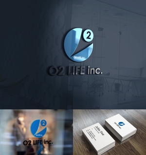 中津留　正倫 (cpo_mn)さんの会社のロゴ製作依頼【O2 LIFE inc.】への提案