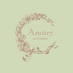 saracaさんの「Amùry Nail」のロゴ作成。新規オープンネイルサロン。への提案