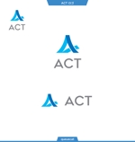 queuecat (queuecat)さんの空調機取付提案の会社。社名、株式会社ＡＣＴ　アルファベットのロゴデザイン　ＡだけもしくはＡＣＴでへの提案