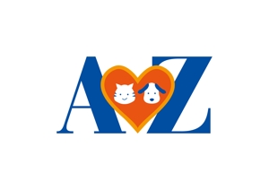 yamaad (yamaguchi_ad)さんの動物病院　Azをメインに犬と猫のシルエットを組み合わせたロゴへの提案