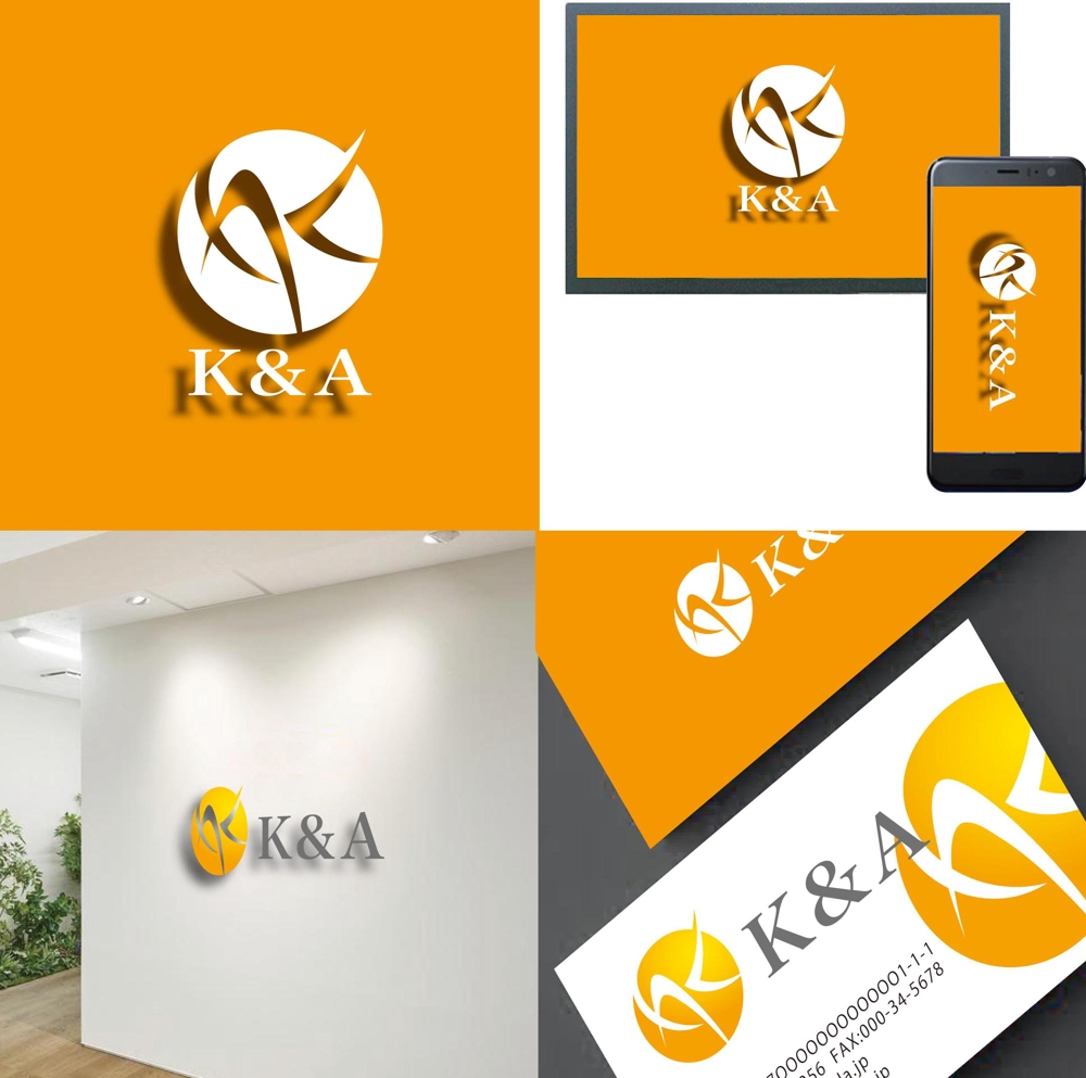 人材派遣会社、株式会社K&Aのロゴ