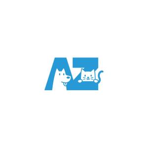 taiyaki (taiyakisan)さんの動物病院　Azをメインに犬と猫のシルエットを組み合わせたロゴへの提案