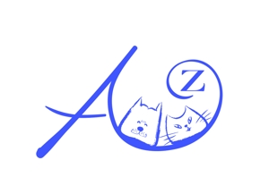 abi_sadaさんの動物病院　Azをメインに犬と猫のシルエットを組み合わせたロゴへの提案