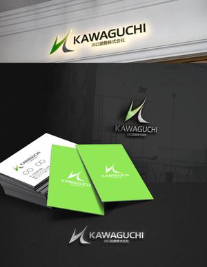 DR.DESIGN (Nakamura__)さんの建築の内装仕上工事業の「川口装飾株式会社」のロゴへの提案