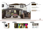 堀越ユウコ (Yuko-LA)さんの築古戸建ての外壁屋根塗装のデザインへの提案