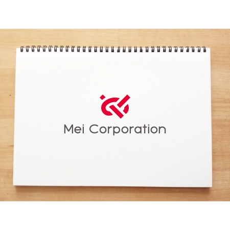 yusa_projectさんの広告イベント会社「Mei Corporation」の企業ロゴへの提案
