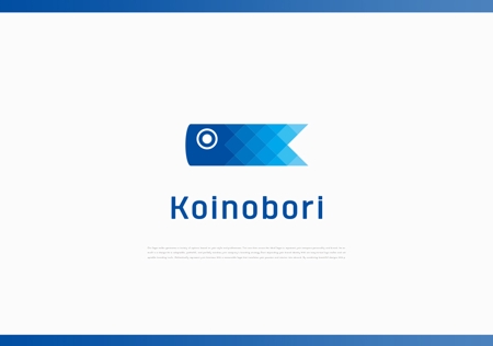 YOO GRAPH (fujiseyoo)さんのIT研修企画会社"Koinobori"における企業ロゴ作成依頼への提案