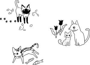 けんち蛍（けい） (ichi-bit)さんの「カギしっぽ猫」のイラスト募集への提案