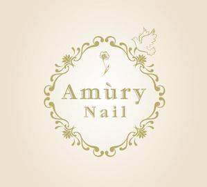 kazu5428さんの「Amùry Nail」のロゴ作成。新規オープンネイルサロン。への提案