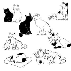 にやび (ran_810)さんの「カギしっぽ猫」のイラスト募集への提案