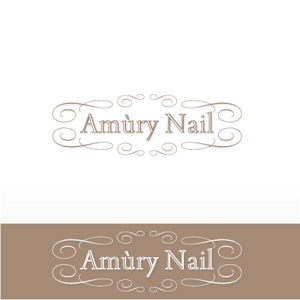 beanさんの「Amùry Nail」のロゴ作成。新規オープンネイルサロン。への提案