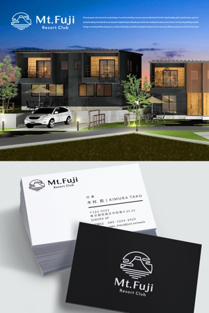 YOO GRAPH (fujiseyoo)さんの宿泊施設「Mt.Fuji Resort Club」のロゴへの提案