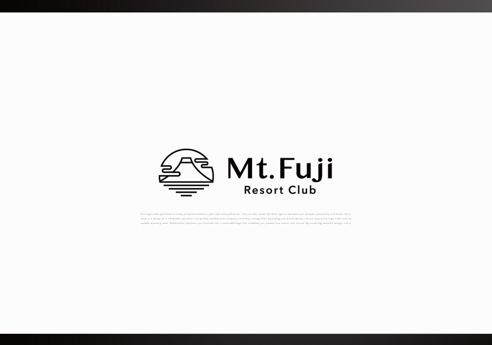 宿泊施設「Mt.Fuji Resort Club」のロゴ