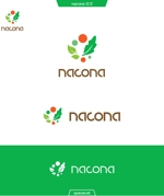 queuecat (queuecat)さんのショップサイト　商品パッケージ　「nacona」のロゴ製作依頼への提案