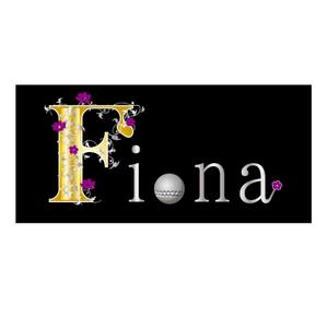 でぃで ()さんの「Fiona」のロゴ作成への提案