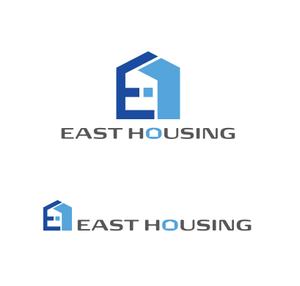horieyutaka1 (horieyutaka1)さんのリフォーム事業「EAST HOUSING」のロゴ作成への提案