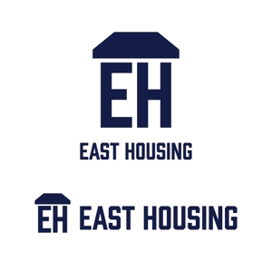 j-design (j-design)さんのリフォーム事業「EAST HOUSING」のロゴ作成への提案