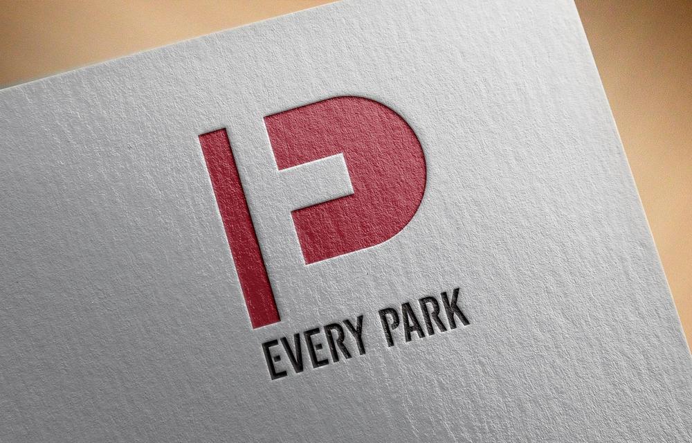 コインパーキング「EVERY PARK　エブリパーク」のロゴデザイン