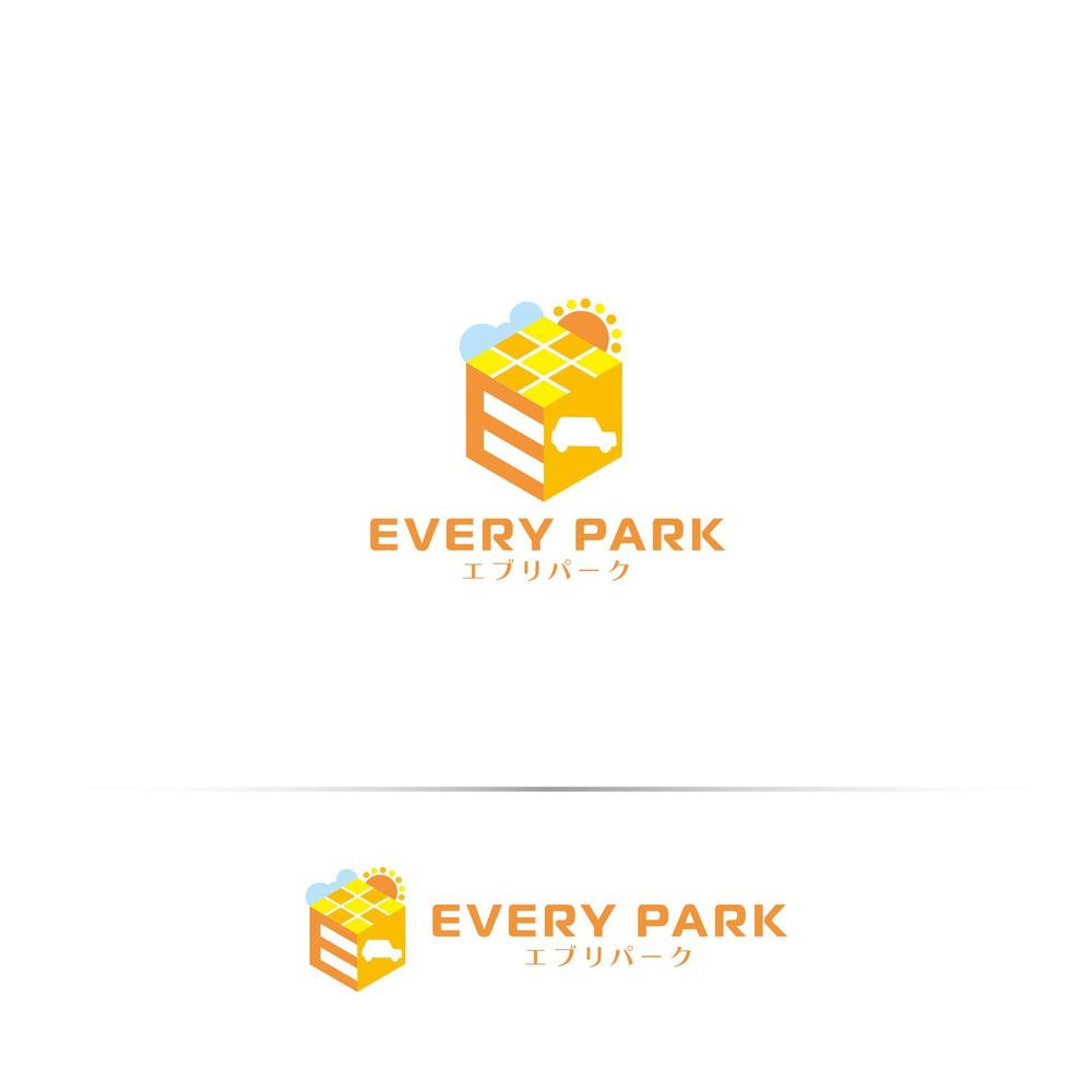 コインパーキング「EVERY PARK　エブリパーク」のロゴデザイン