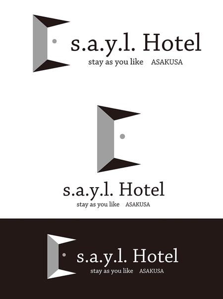 田中　威 (dd51)さんのアパートメントホテル「s.a.y.l.Hotel／stay as you like」のロゴへの提案