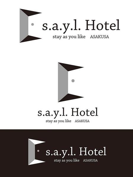 アパートメントホテル S A Y L Hotel Stay As You Like のロゴの依頼 外注 ロゴ作成 デザインの仕事 副業 クラウドソーシング ランサーズ Id