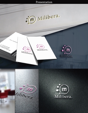 BKdesign (late_design)さんのサイクルウェア ブランド「Milibera.」のロゴへの提案