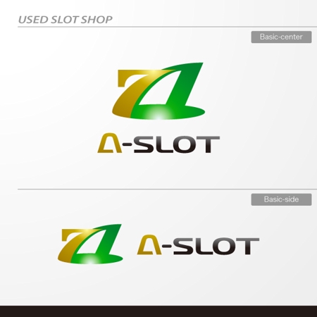 ＊ sa_akutsu ＊ (sa_akutsu)さんの中古スロットマシン（パチスロ）販売サイト「A-SLOT」のロゴ作成への提案
