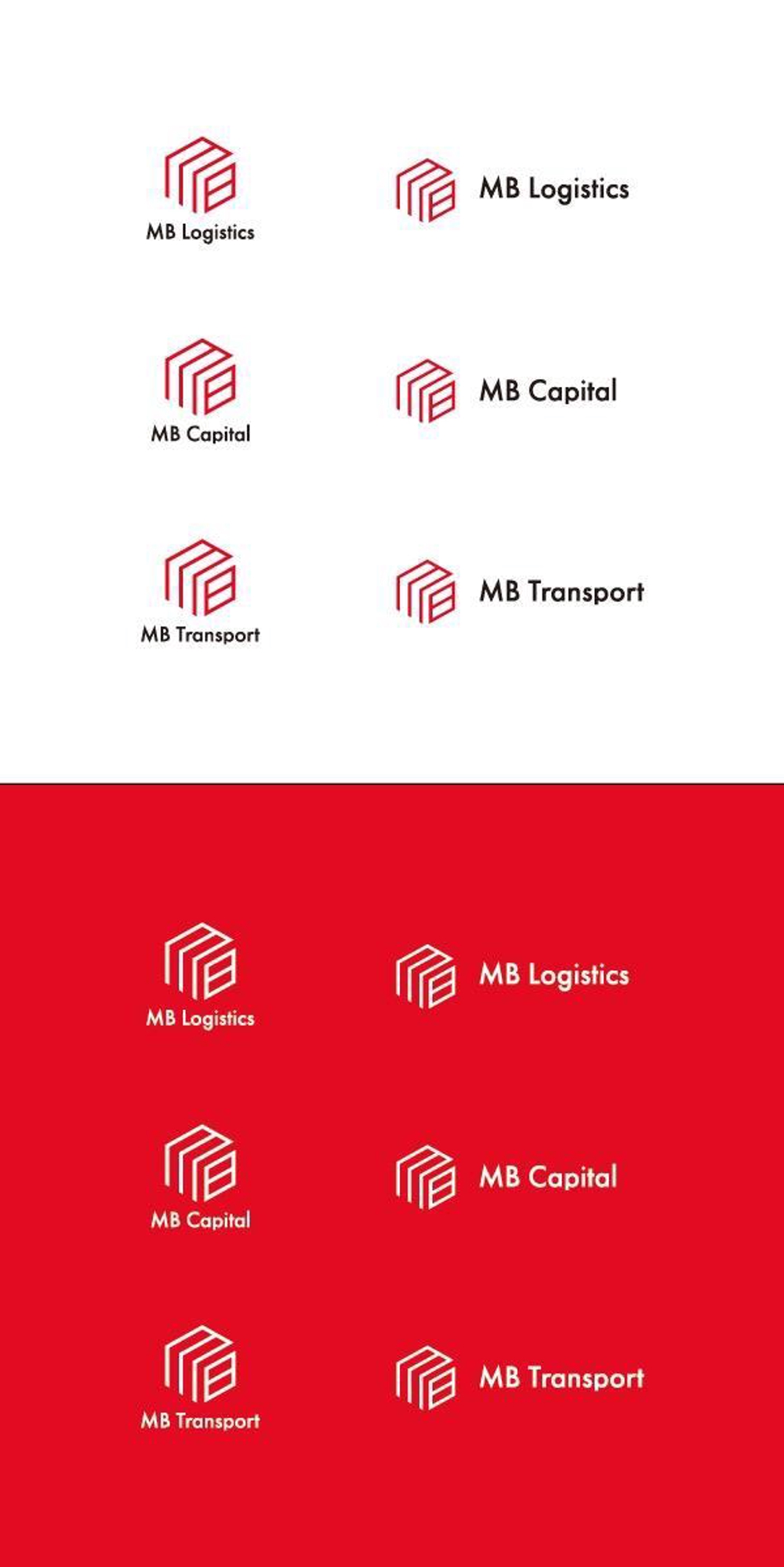 物流・輸送会社「MB」のロゴ