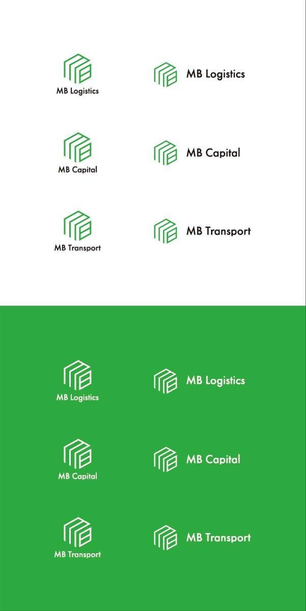 物流・輸送会社「MB」のロゴ