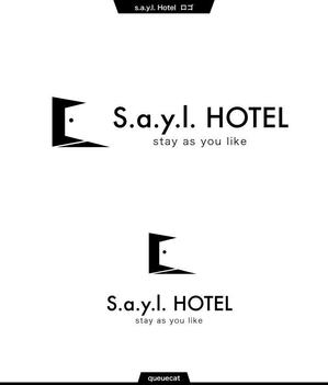 queuecat (queuecat)さんのアパートメントホテル「s.a.y.l.Hotel／stay as you like」のロゴへの提案