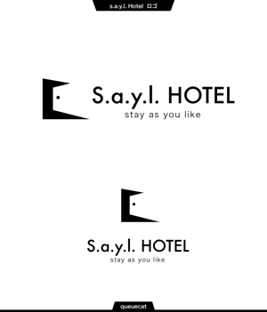 queuecat (queuecat)さんのアパートメントホテル「s.a.y.l.Hotel／stay as you like」のロゴへの提案