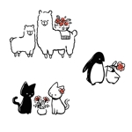 原田 明 (harada_mei)さんのアルパカ・猫・ペンギンのイラスト募集への提案