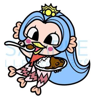 株式会社エルエルパレス／岩気裕司 (elpiy)さんのアマビエのキャラクターデザインへの提案